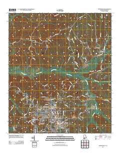 Monroeville 2011 topographic map thumbnail
