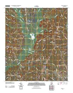 Petrey 2011 topographic map thumbnail