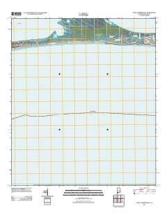 Saint Andrews Bay 2011 topographic map thumbnail