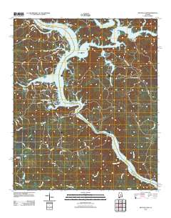 Mitchell Dam 2011 topographic map thumbnail