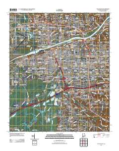 Tuscaloosa 2011 topographic map thumbnail
