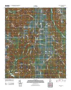 Uriah East 2011 topographic map thumbnail