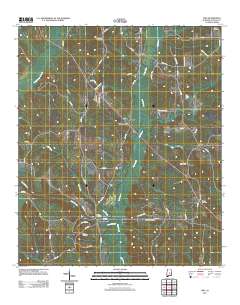 Vida 2011 topographic map thumbnail