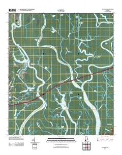 The Basin 2011 topographic map thumbnail