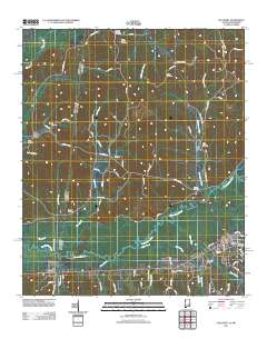 Sulligent 2011 topographic map preview