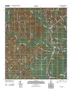 Wagarville 2011 topographic map thumbnail