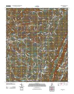 Trafford 2011 topographic map thumbnail