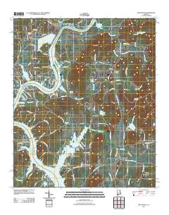 Wilsonville 2011 topographic map thumbnail
