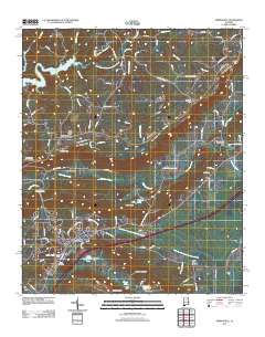 Springville 2011 topographic map thumbnail