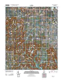 Trinity 2011 topographic map thumbnail