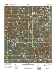 Woodstock 2011 topographic map thumbnail