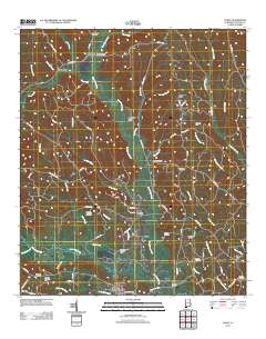 Toxey 2011 topographic map thumbnail