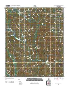 West Blocton West 2011 topographic map thumbnail