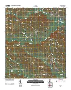 Ward 2011 topographic map thumbnail