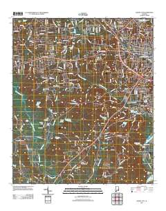 Phenix City 2011 topographic map thumbnail
