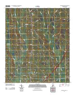 Georgiana West 2011 topographic map thumbnail