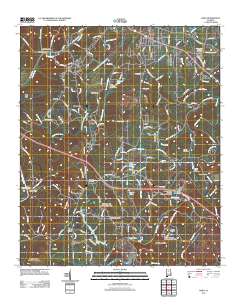 Dora 2011 topographic map thumbnail