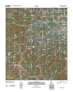 Clanton West 2011 topographic map thumbnail