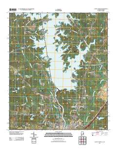Lanett North 2011 topographic map thumbnail