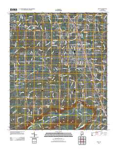Boaz 2011 topographic map thumbnail