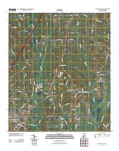 Georgiana East 2011 topographic map thumbnail