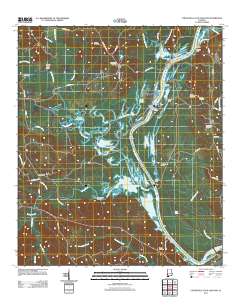 Coffeeville Lock And Dam 2011 topographic map thumbnail
