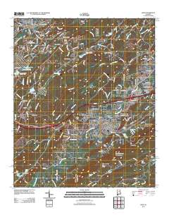 Leeds 2011 topographic map thumbnail