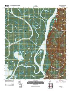 Hurricane 2011 topographic map thumbnail