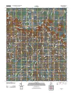 Caddo 2011 topographic map thumbnail