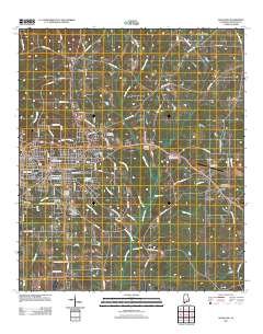 Andalusia 2011 topographic map thumbnail