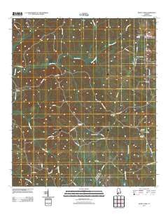 Burnt Corn 2011 topographic map thumbnail