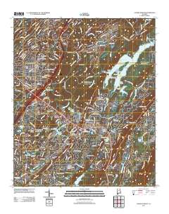 Cahaba Heights 2011 topographic map thumbnail
