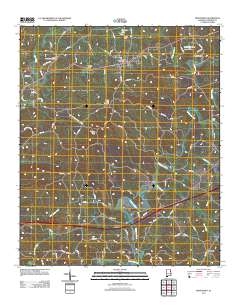 Fruithurst 2011 topographic map thumbnail