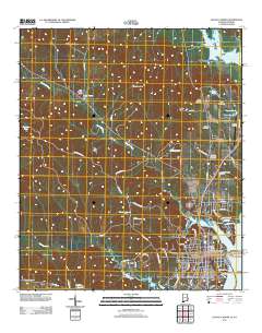 Eufaula North 2011 topographic map thumbnail