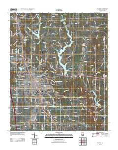 Cullman 2011 topographic map thumbnail