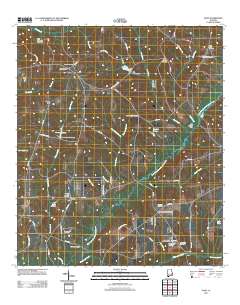 Echo 2011 topographic map thumbnail