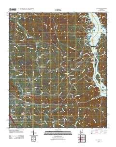 Lay Dam 2011 topographic map thumbnail