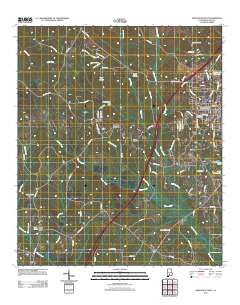 Greenville West 2011 topographic map thumbnail