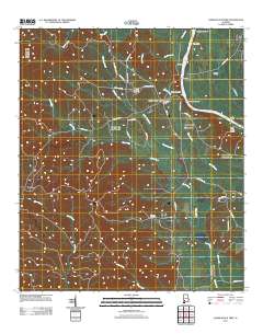 Lower Peach Tree 2011 topographic map thumbnail