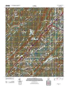 McCalla 2011 topographic map thumbnail