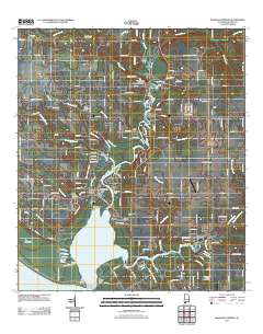 Magnolia Springs 2011 topographic map thumbnail