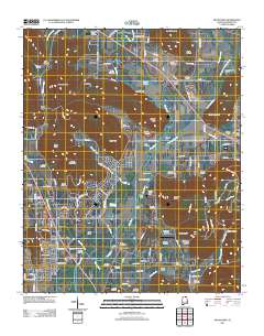 Moontown 2011 topographic map thumbnail