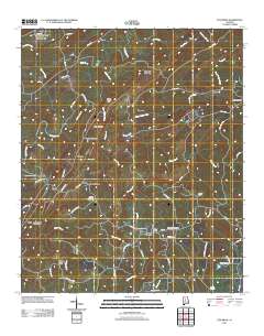 Pea Ridge 2011 topographic map thumbnail