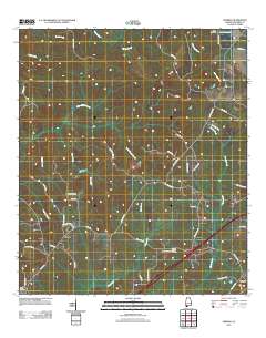Perdido 2011 topographic map thumbnail