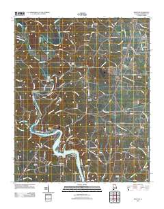 Pruitton 2011 topographic map thumbnail