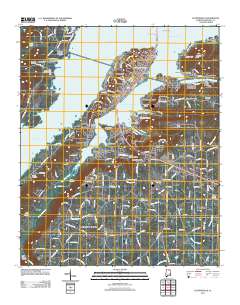 Guntersville 2011 topographic map thumbnail