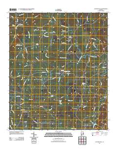 Hackneyville 2011 topographic map thumbnail