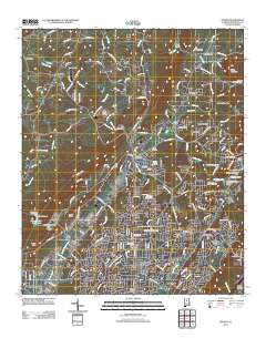 Pinson 2011 topographic map thumbnail