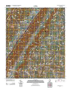 Portersville 2011 topographic map thumbnail