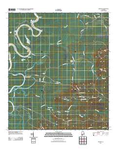 Tensaw 2011 topographic map thumbnail